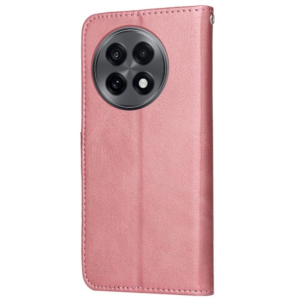 SKALO OnePlus 13R PU-läder Plånboksfodral - Fler färger Rosa