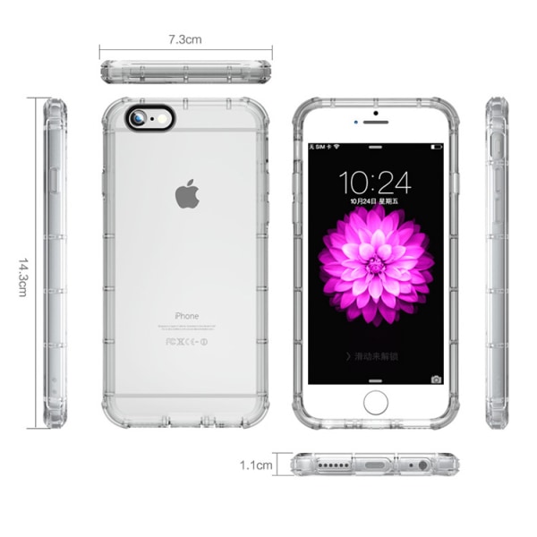Extra tåligt silikonskal iPhone 7/8 Blue