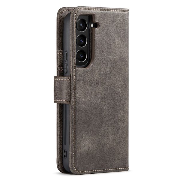DG MING Samsung S23 2-i-1 Magnet Pungetui - Grå Grey