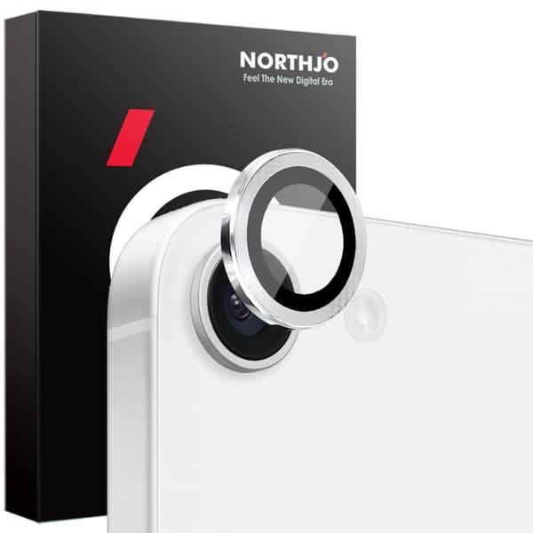 SKALO NORTHJO Kamerabeskyttelse Metalring til iPhone 17e - Sølv Silver