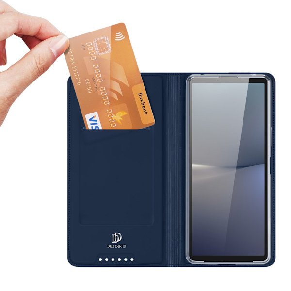 DUX DUCIS Sony Xperia 10 VI Skin Pro Series Flip Cover - Blå Blue