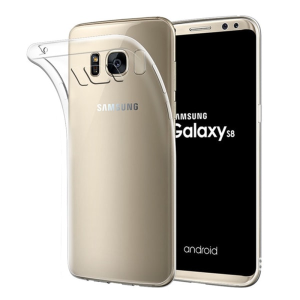 Transparent Silikon TPU-Skal till Samsung S8 PLUS Transparent