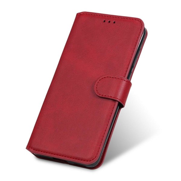 SKALO Samsung A22 4G Classic Pung Taske - Rød Red