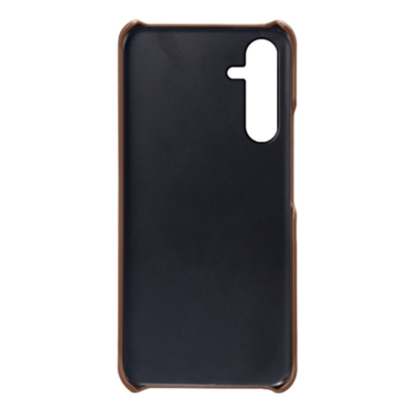 SKALO Samsung A35 5G PU-læder Kortholder Cover - Brun Brown