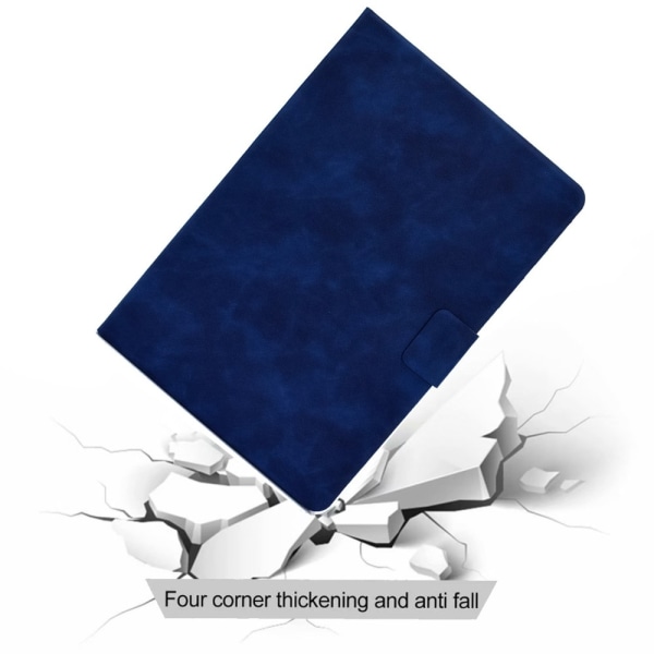 SKALO Samsung Tab S7/S8 PU-læder Flip Cover - Blå Blue