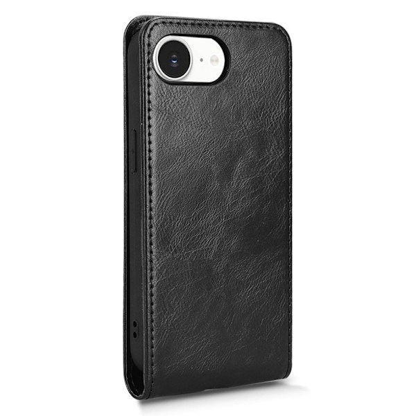 SKALO iPhone 16e Vertical PU-Läder Skal - Svart Svart