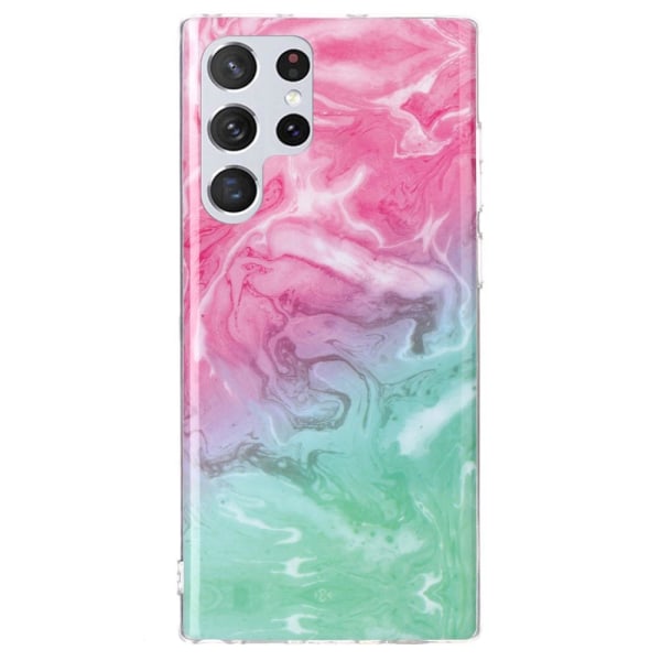 SKALO Samsung S22 Ultra Marmor TPU-skal - Motiv 2 Multicolor