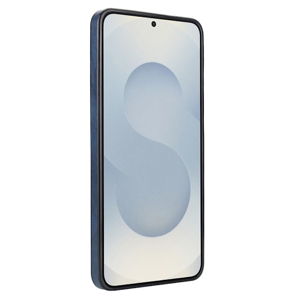 SKALO Samsung S25 Edge PU-Nahkainen Korttikotelo Suojakuori - Sininen Blue