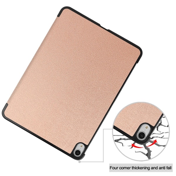 SKALO iPad Air 13 (2024) Trifold Flip Cover - Rosa guld Pink gold