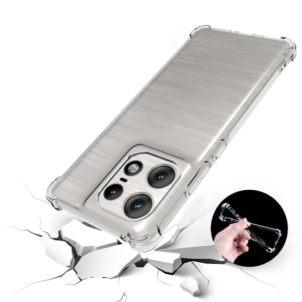 SKALO Motorola Edge 50 Pro 5G Ekstra stærk TPU-cover Transparent