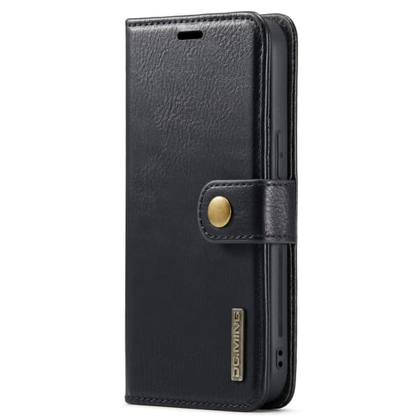 DG MING iPhone 14 Plus 2-i-1 Magnet Pungetui - Sort Black