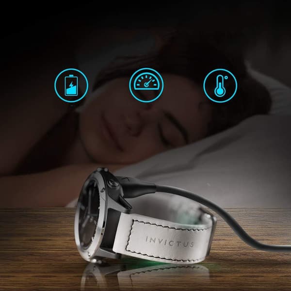 Tech-Protect MC04 UltraBoost ladekabel USB-C til Garmin Watch 1m - Sort Black