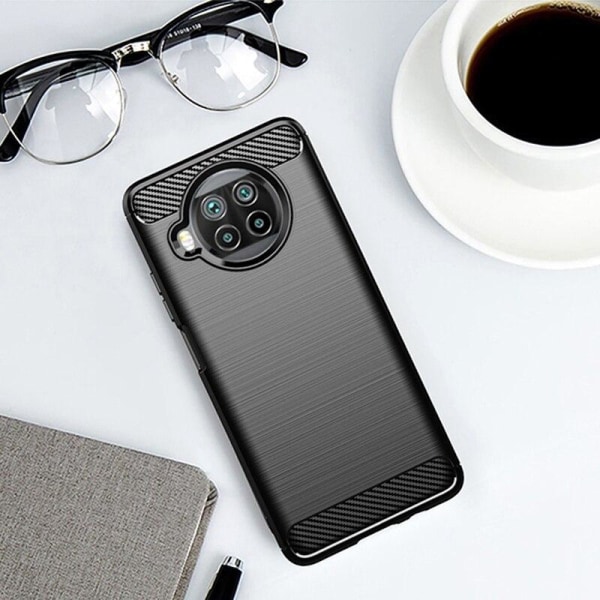 Stødsikker Armour Carbon TPU etui Xiaomi Mi 10T Lite - mere farve Grey