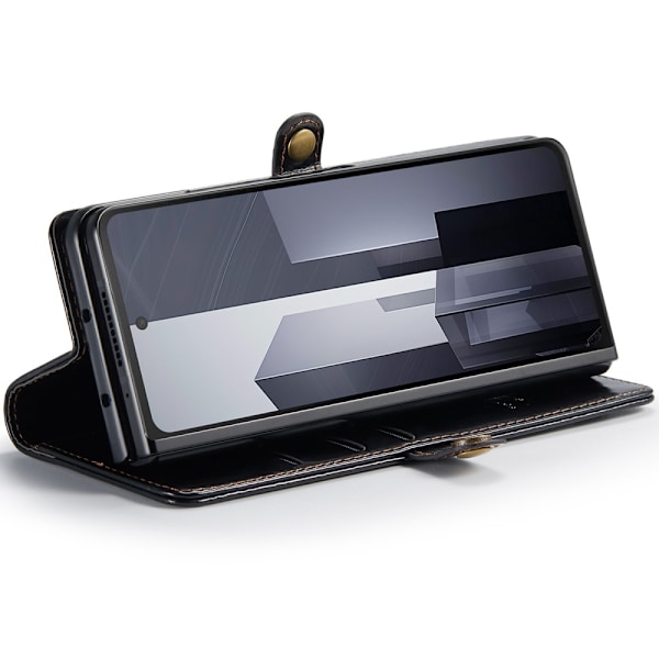 CaseMe Samsung Z Fold6 Lompakkokotelo - Musta Black