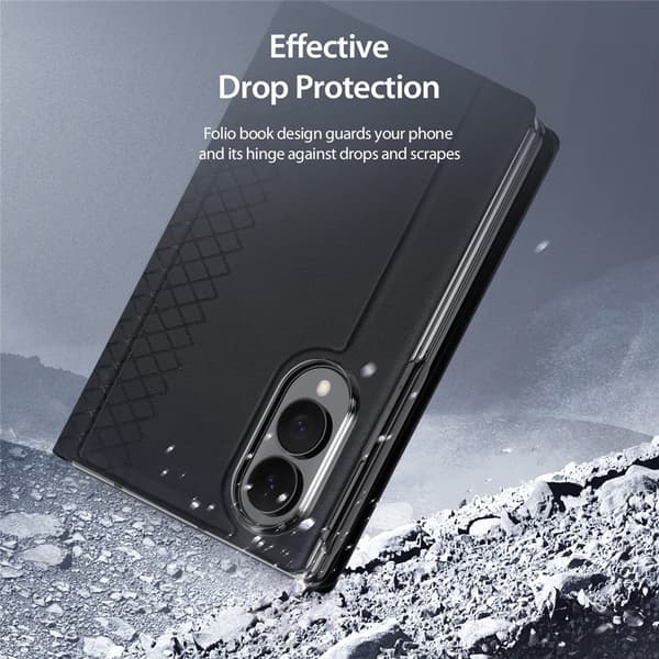 DUX DUCIS Bril Series Cover til Samsung Galaxy Z Fold8 - Sort Black