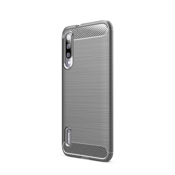 Iskunkestävä Armor Carbon TPU-kotelo Xiaomi Mi A3 - lisää värejä Grey