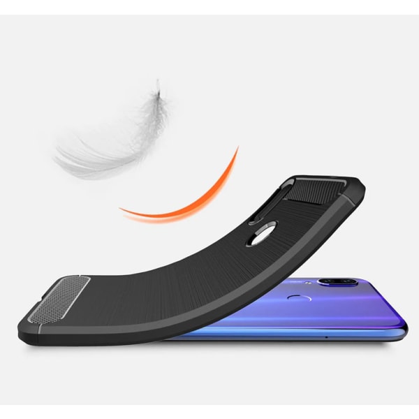 Stødsikker Armour Carbon TPU etui Xiaomi Redmi Note 7 - mere farve Blue