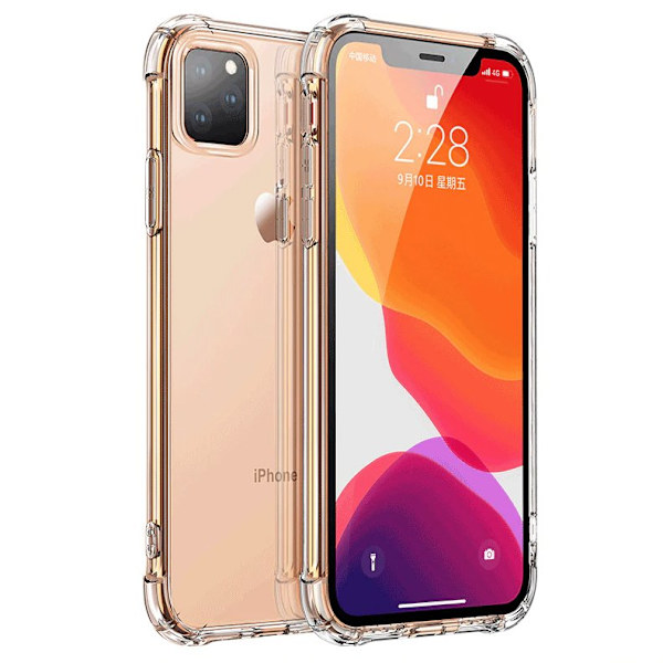 SKALO iPhone 11 Erittäin vahva TPU-kuori Transparent