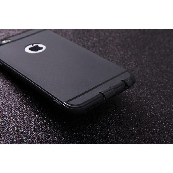 Ultratyndt silikonetui til iPhone 6 / 6S - flere farver Black