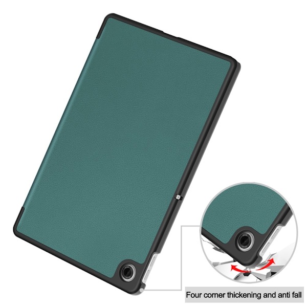 SKALO Lenovo Tab 10.1" Trifold Fodral - Grön Grön