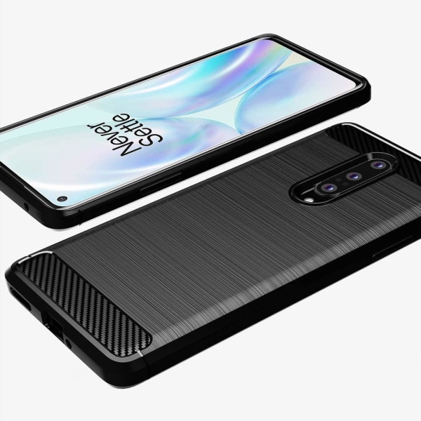 Stöttåligt Armor Carbon TPU-skal Oneplus 8 Blue