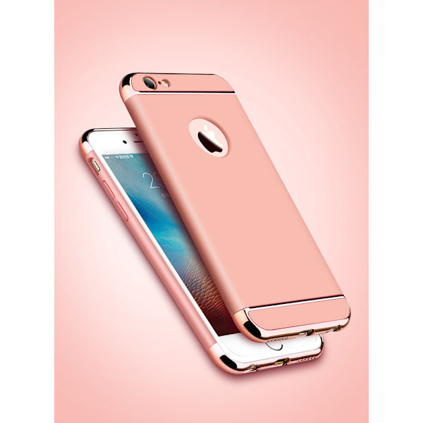 Design skal 3 i 1 guldkant till iPhone 6/6S PLUS - fler färger Silver