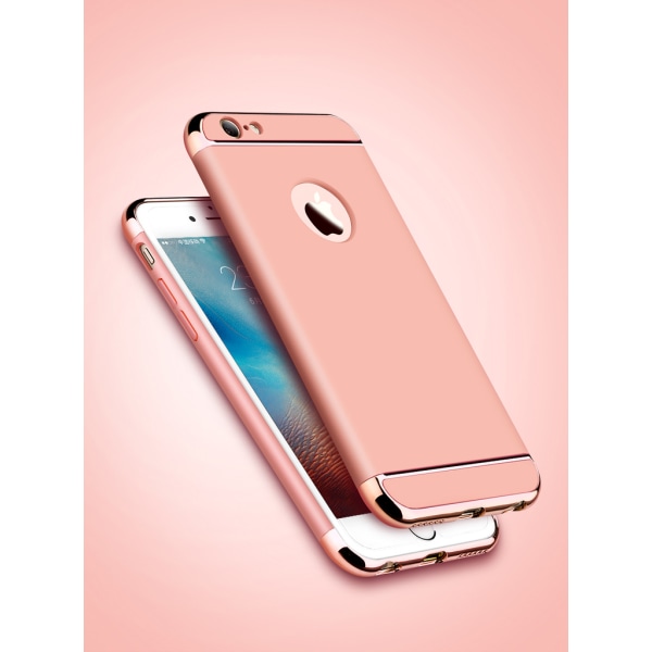 Design skal 3 i 1 guldkant till iPhone 6/6S PLUS Silver