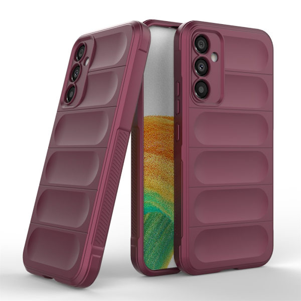 SKALO Samsung A34 5G Rugged Bumpers TPU-Skal Vin, röd