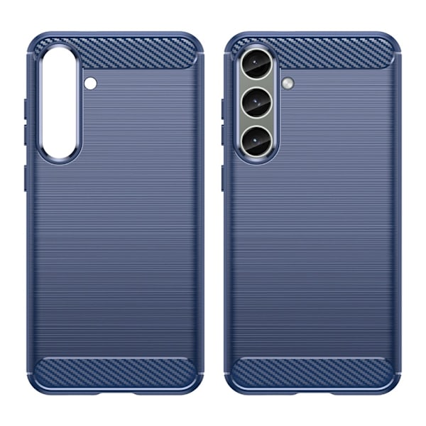 SKALO Samsung S25+ Armor Carbon Suojakuori - Valitse väri Blue
