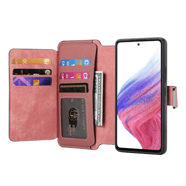 SKALO Samsung S25 Edge CASENEO MW-02 Lompakkokotelo - Pinkki Pink