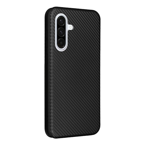 SKALO Samsung A26 5G Carbon Fiber Plånboksfodral - Svart Svart