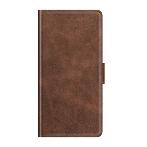 SKALO iPhone 13 Mini Premium Wallet Cover - Mørkebrun Dark brown