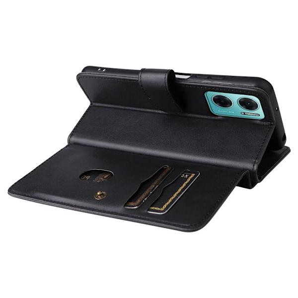 SKALO Xiaomi Redmi 10 5G 10-lokeroa Lompakkokotelo - Musta Black