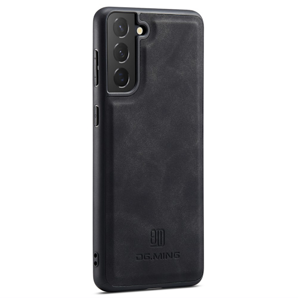 DG.MING Samsung S24 Premium PU-læder Hybrid Cover - Sort Black