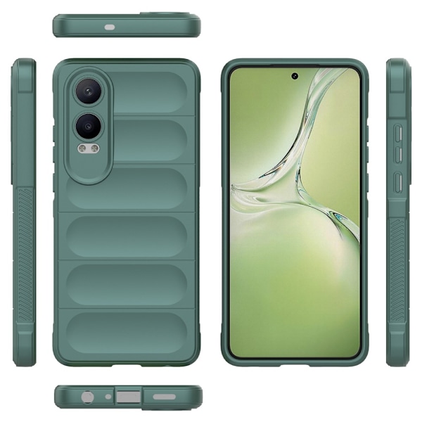 SKALO OnePlus Nord CE4 Lite 5G Rugged Bumpers TPU-Cover - Grøn Green