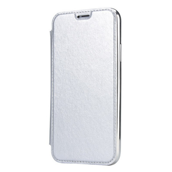 SKALO iPhone 7/8 Flip Cover TPU Ultratyndt - Vælg farve Silver