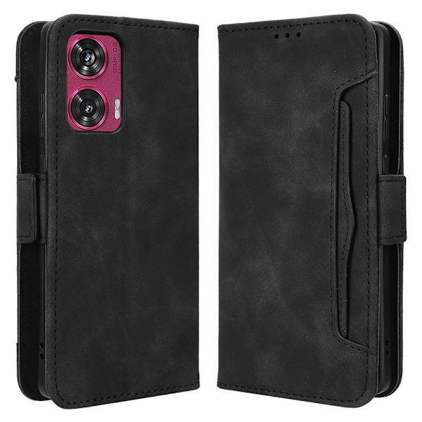 SKALO Motorola Edge 50 Fusion 6-RUM Pungetaske - Sort Black