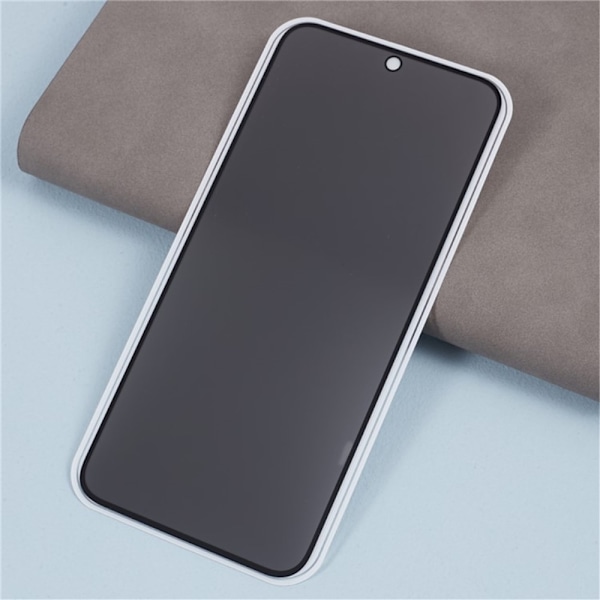 SKALO Samsung S25 Edge Privacy Hærdet Glas Skærmbeskyttelse - Sort Black