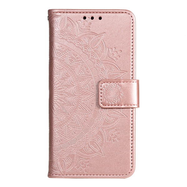 SKALO Xiaomi Redmi A3 Mandala Plånboksfodral - Roséguld Rosa guld