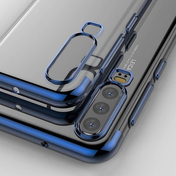 Design TPU-skal Electro Plating till Huawei P30 Gold
