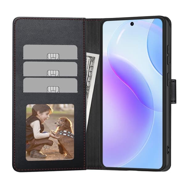 Tech-Protect Wallet Etui til Samsung Galaxy S26 - Sort Black