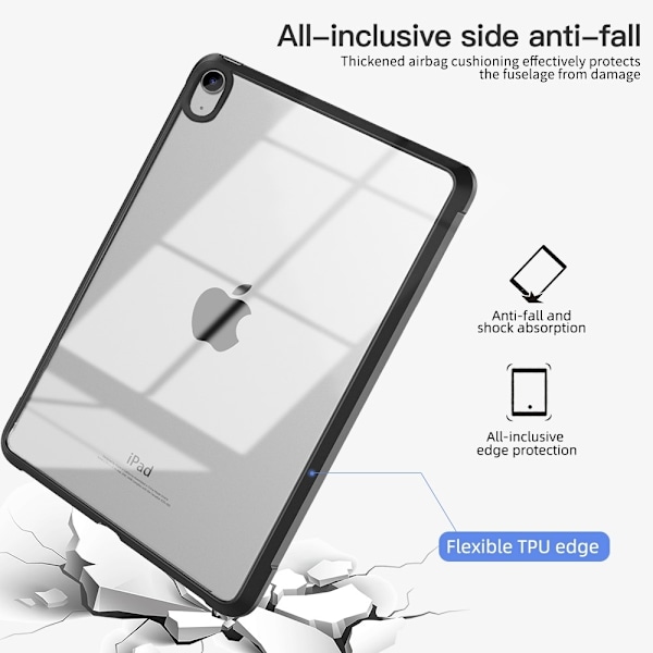 SKALO iPad 11" (2025) Hybrid Cover - Sort Black