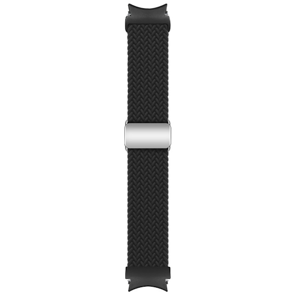 SKALO Punottu Tygaranneke Samsung Watch 6 Classic 43mm/47mm - Valitse väri Black