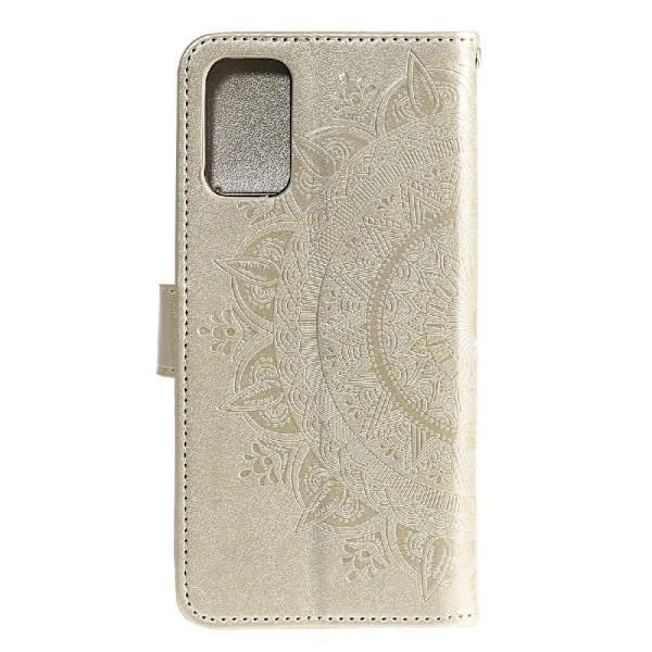 SKALO Samsung A02s / A03s Mandala Plånboksfodral - Guld Gold
