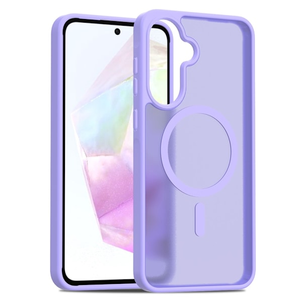 SKALO Samsung A56 5G Skin-touch Hybrid Skal - Lila Lila
