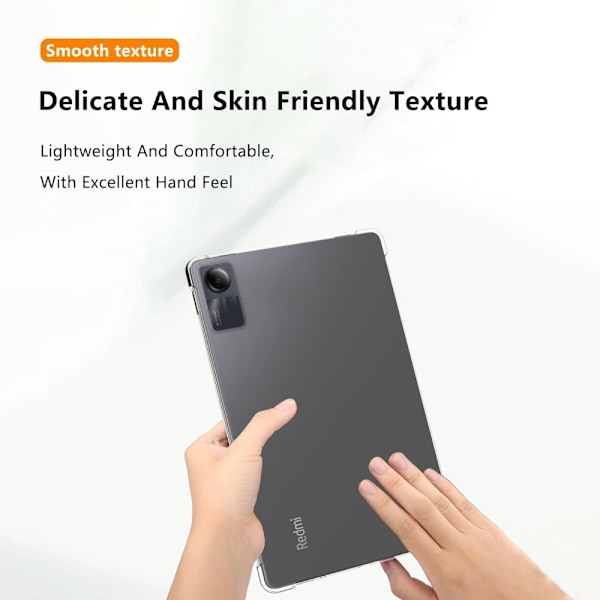 SKALO Xiaomi Redmi Pad SE TPU Skal - Transparent Transparent