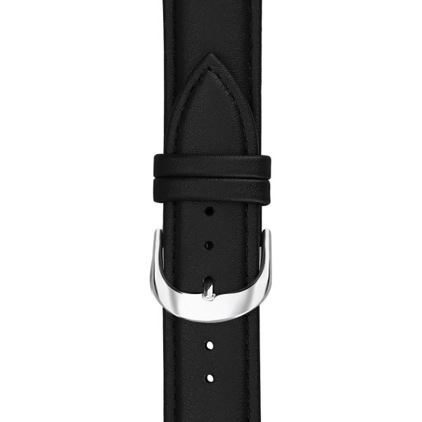 SKALO Läderband Apple Watch 42/44/45/49mm - Fler färger Svart