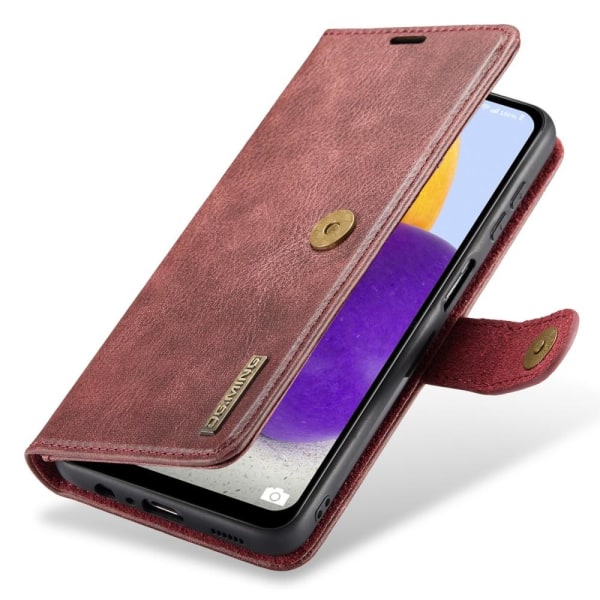 DG MING Samsung A13 4G 2-in-1 magneetti lompakkokotelo - Punainen Red