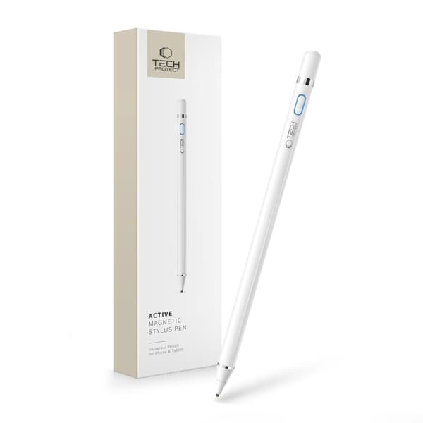 Tech-Protect Active Styluspenna 1.4mm 10h - Vit Vit