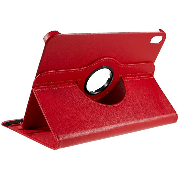SKALO iPad 11" (2025) 360 Litchi Kotelo - Punainen Red